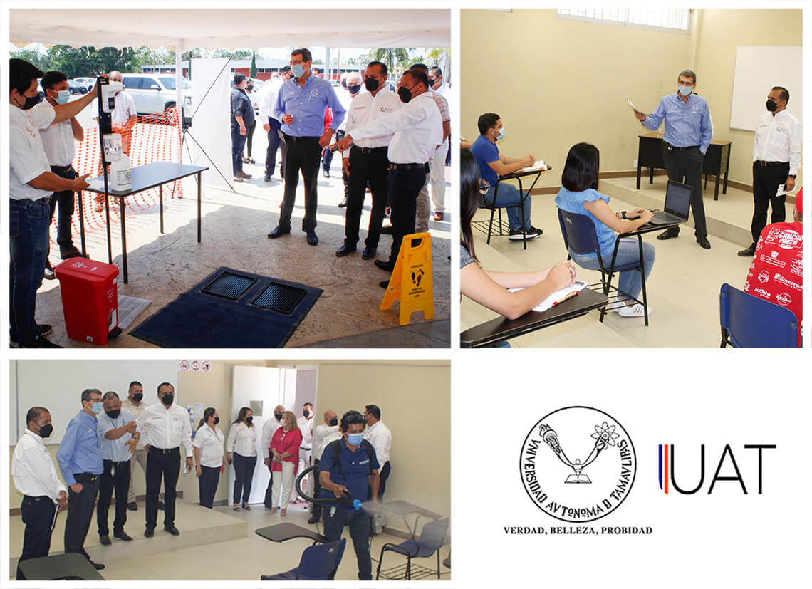 Supervisa Rector simulacro de la UAT para el regreso a clases presenciales