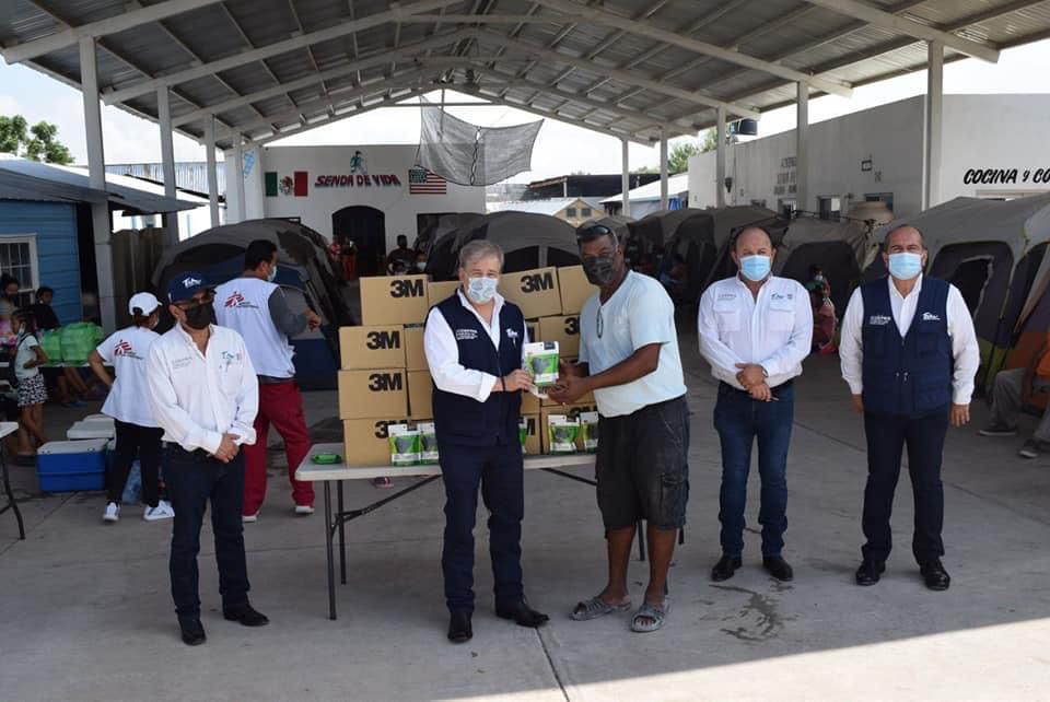 Atiende COEPRIS a migrantes en Reynosa