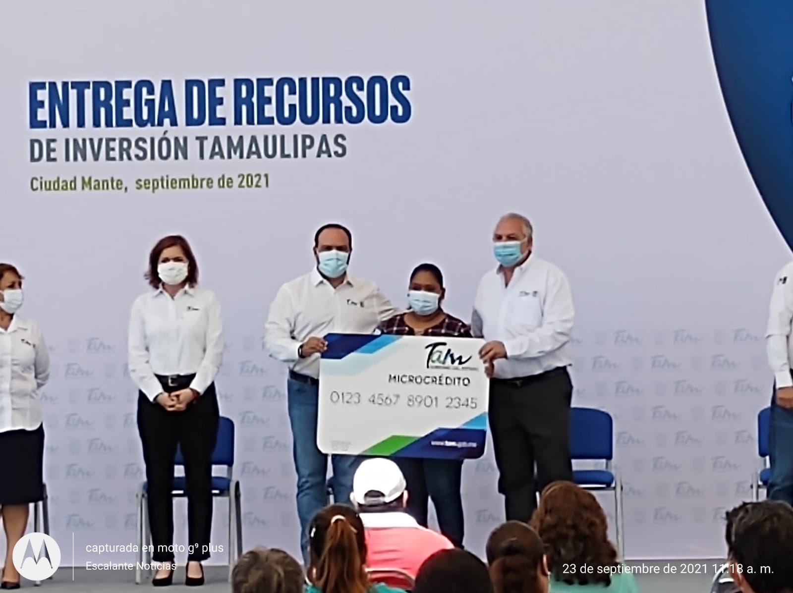 Entregan Recursos de Inversión Tamaulipas por más de mil 573 MMP