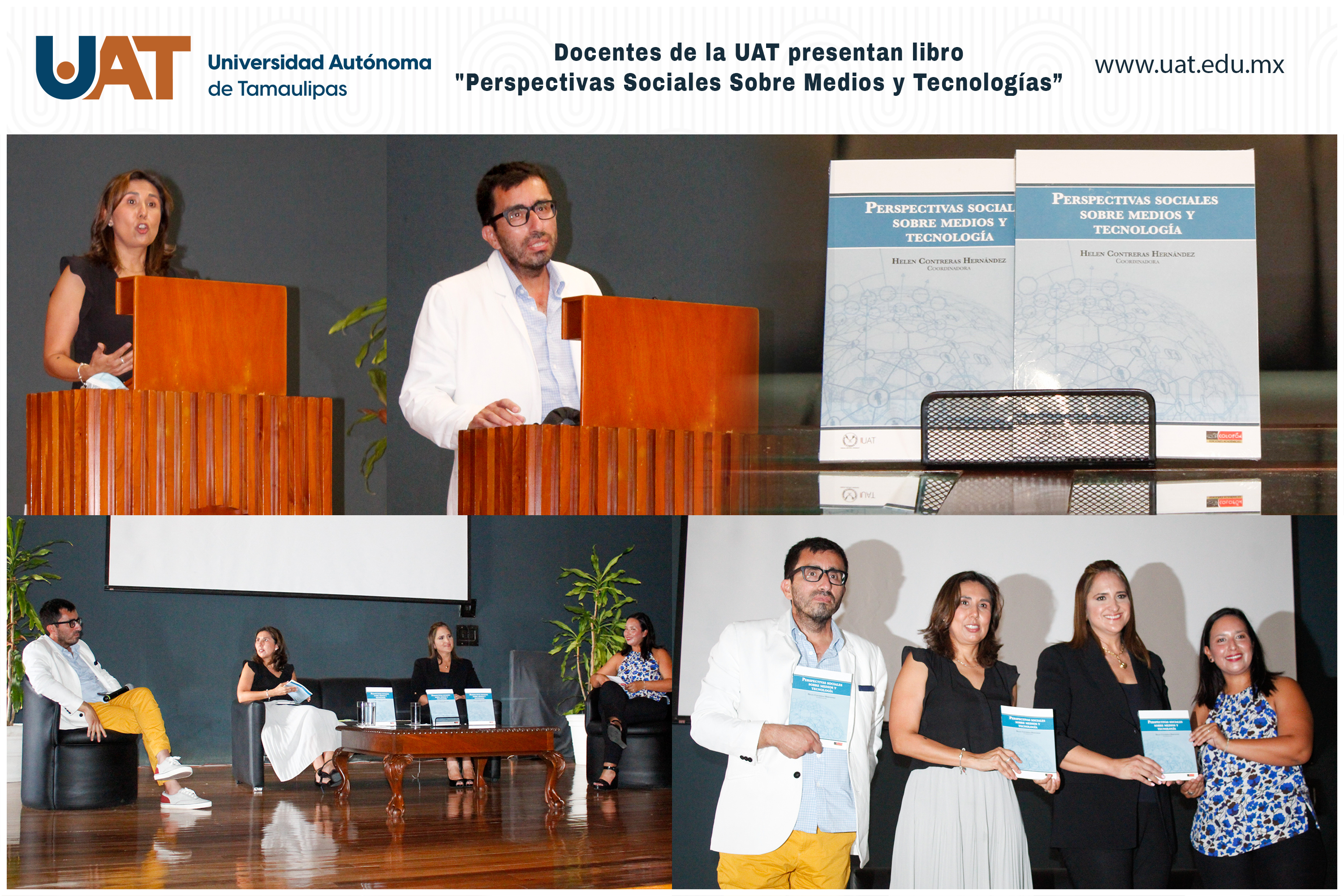 Docentes de la UAT presentaron sus publicaciones académicas en el Campus Tampico