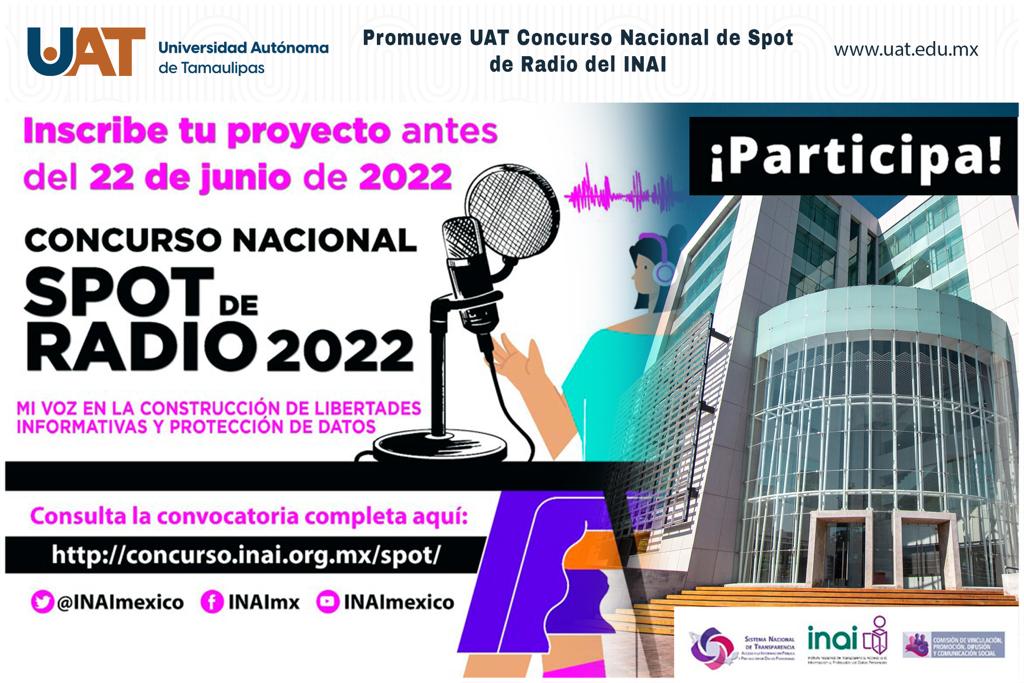 Promueve UAT el Concurso Nacional de Spot de Radio del INAI