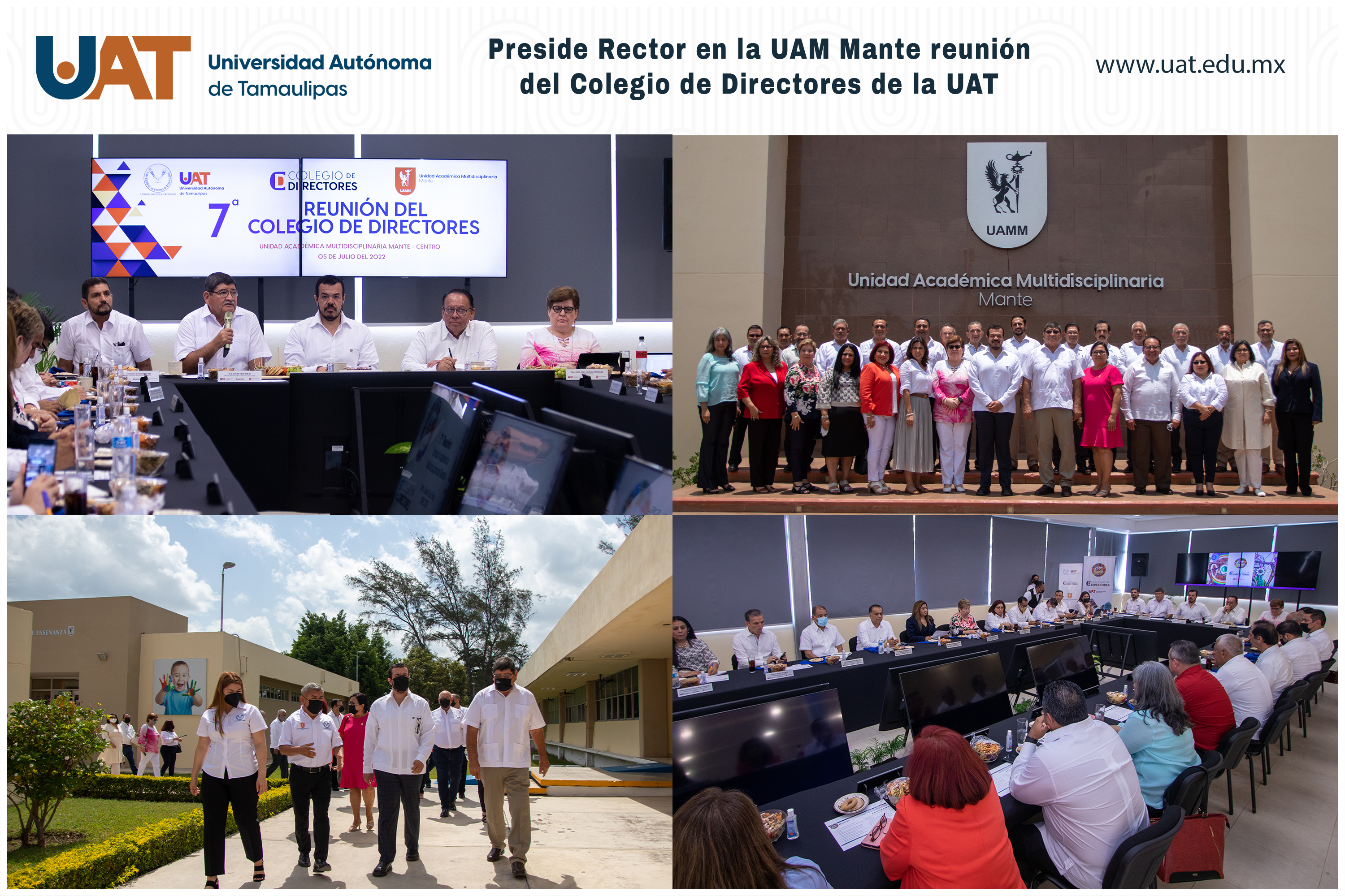 Evalúa Rector avances académicos de la UAT ￼