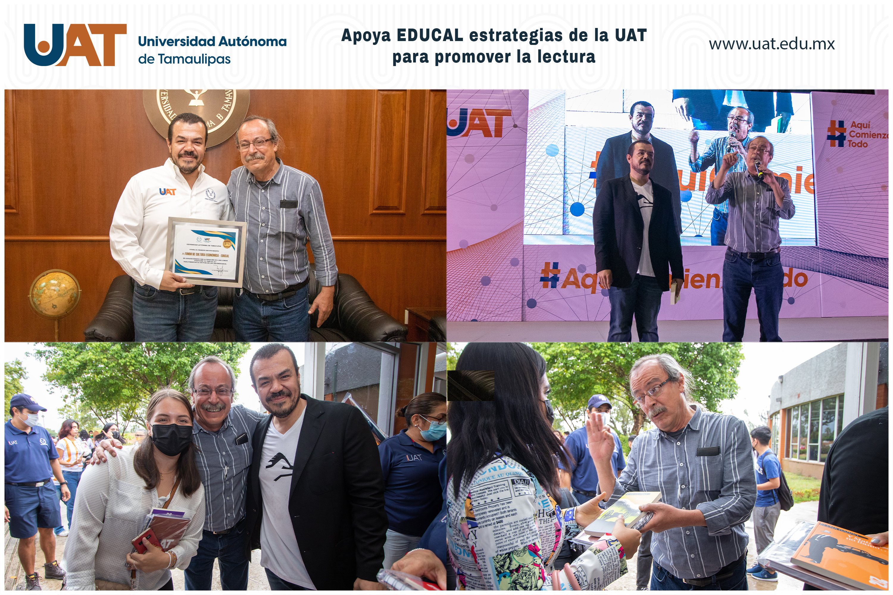 Colabora Educal con la UAT en promoción de la lectura