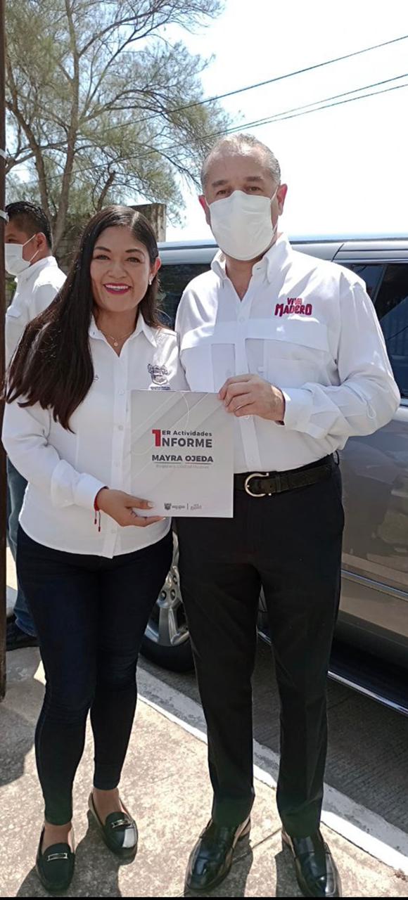 Mayra Ojeda entrega su Primer Informe de Actividades como Regidora del H. Ayuntamiento de Ciudad Madero