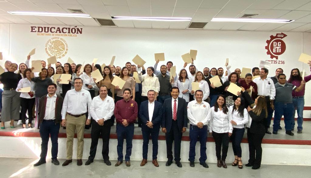 466 maestros de CETis y CBTis de Tamaulipas recibirán constancia de basificación.
