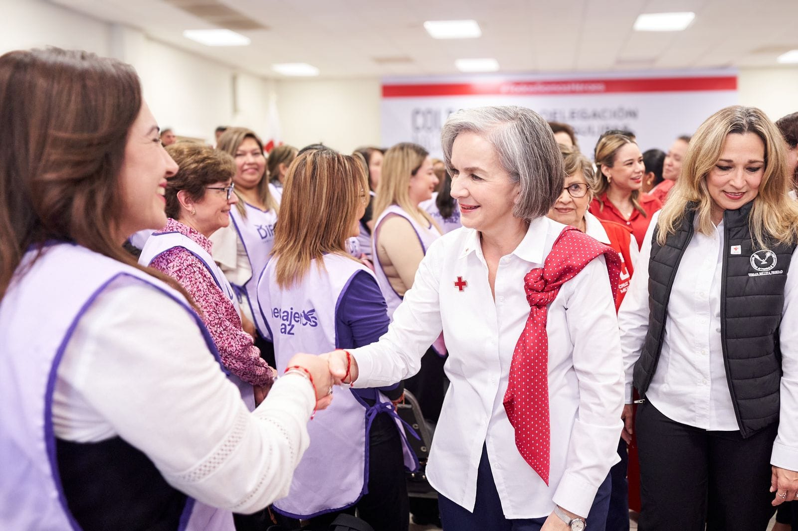 PONE EN MARCHA MARÍA DE VILLARREAL LA COLECTA ANUAL DE LA CRUZ ROJA MEXICANA 2024 EN TAMAULIPAS